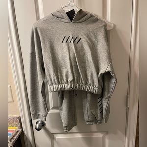 Fashion nova grey hoodie and jogger set NWT